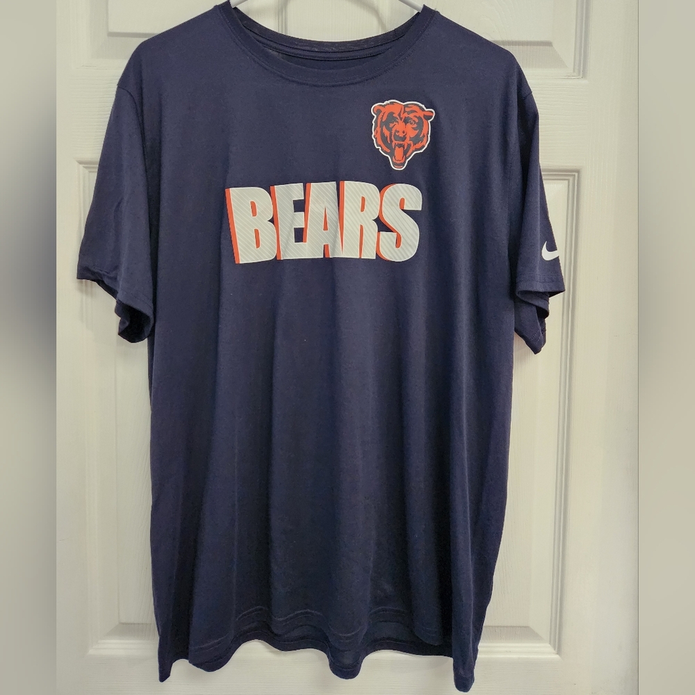 Chicago Bears Navy Nike Dry Fit T-Shirt